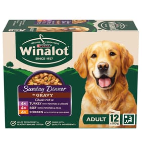 Winalot Sunday Dinner Wet Food Pouches 100g x12