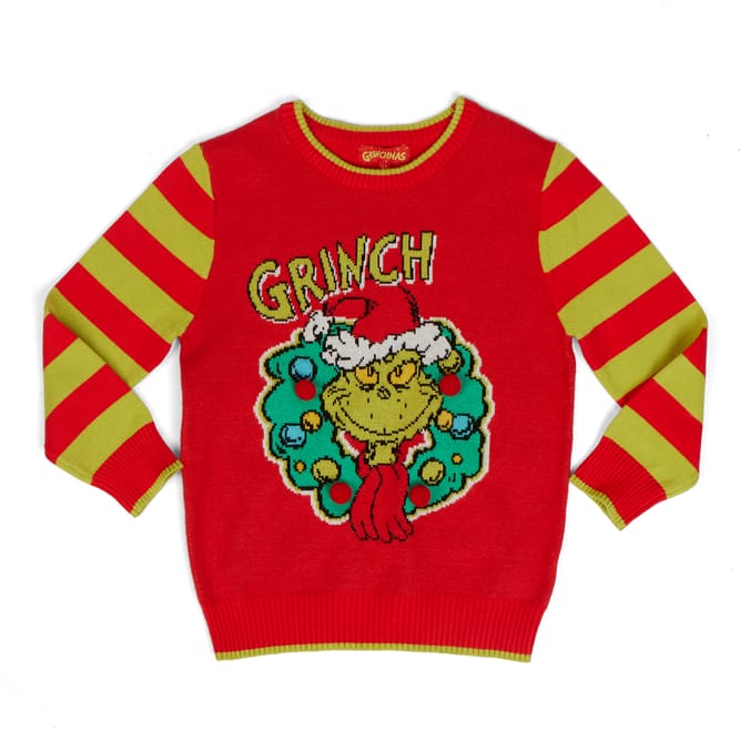 Boys grinch christmas sweater best sale