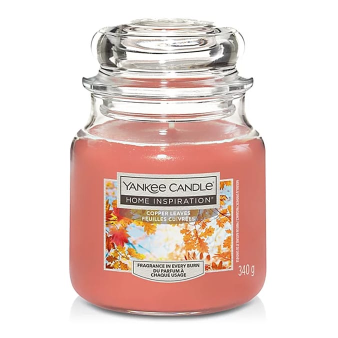 Yankee Candle Home Inspiration Medium Jar 340g - Copper Leaves
