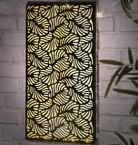 Firefly Large Metal Wall Art Solar Light