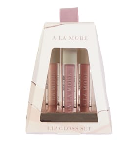 A La Mode Set of 3 Lip Gloss