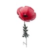 Jardin Metal Poppy Stake