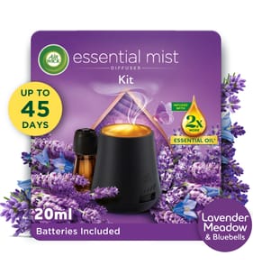 Air Wick Essential Mist Kit Air Freshener 20ml - Lavender Meadow & Bluebells