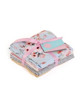 Sarah Ashford Cotton Fabric Fat Quarters 5 Pack - Pretty Floral
