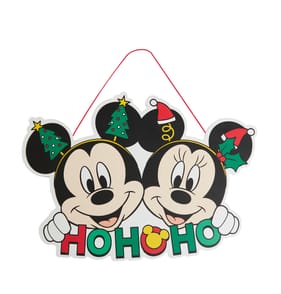 Disney Mickey & Friends Christmas Hanging Plaque