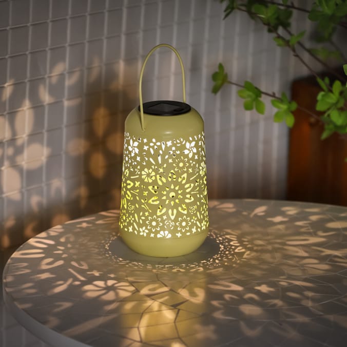 Firefly Hanging Metal Lantern Solar Light