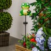 Firefly Solar Light Co Animated Eyes Solar Light Stake - Frog