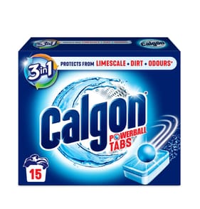 Calgon Powerball Tabs 3 in 1 - 15 Washes
