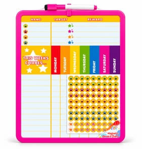 Create & Play Reward Board With Marker - Pink