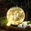 Firefly Crackle Ball Stake Solar Light