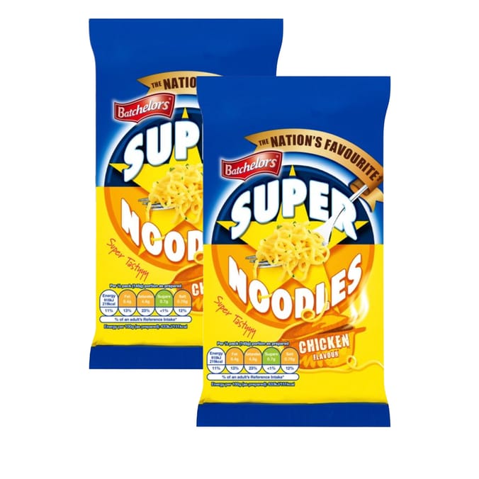 Batchelors Super Noodles 90g - Chicken x2