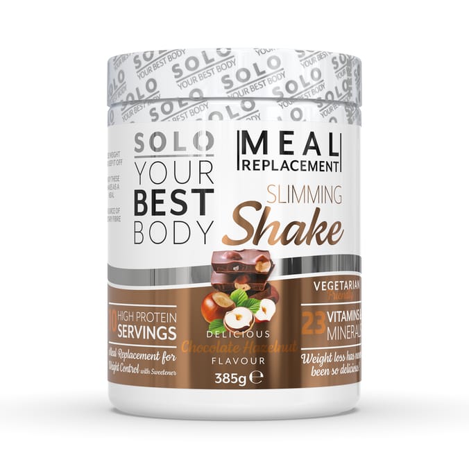 SOLO Meal Replacement Slimming Shake 385g Chocolate Hazelnut