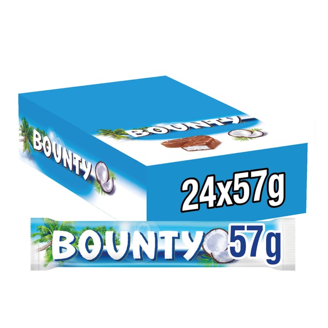 Bounty Coconut Milk Chocolate Bar 57g x24