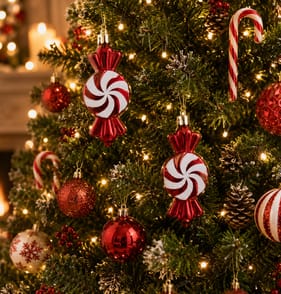 Sleigh Bells Christmas Tree Decoration 6 Pack - Sweet