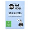 Nu Laser, Copier & Inkjet Paper A4 500 Sheets x5