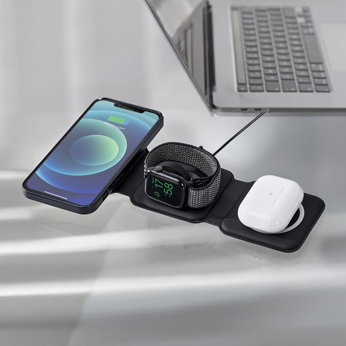 Pifco 3-in-1 Magnetic Wireless Charger