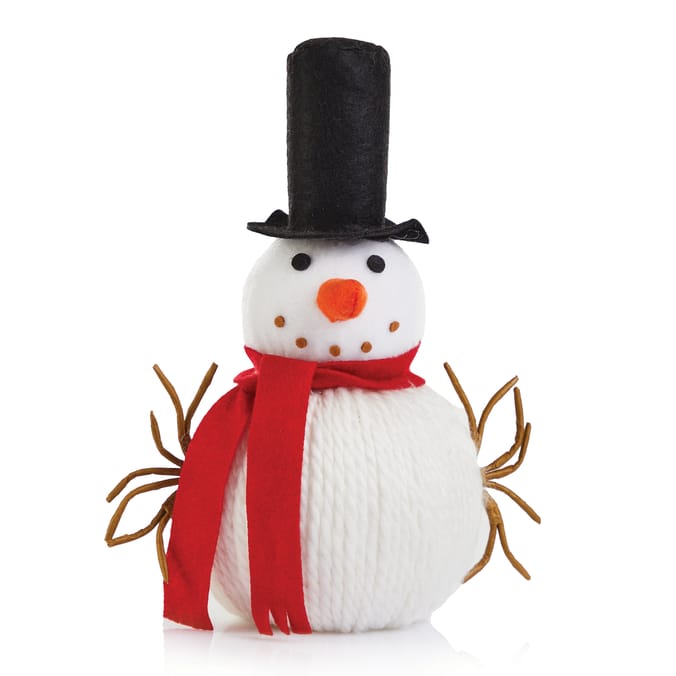 Winter Charm Tree Topper - Snowman