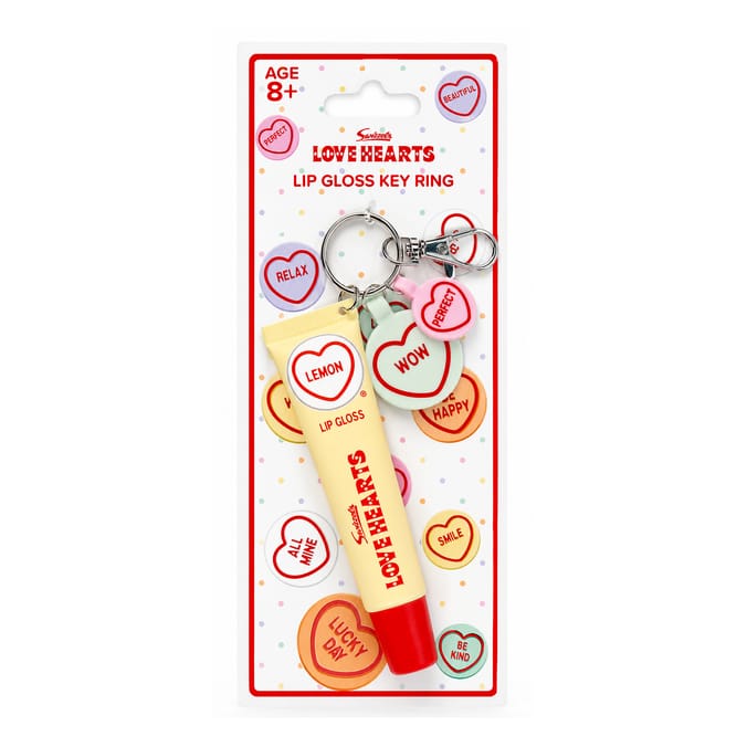 Swizzels Love Hearts Lip Gloss Keyring