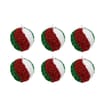 Festive Feeling 10cm Baubles 6 Pack