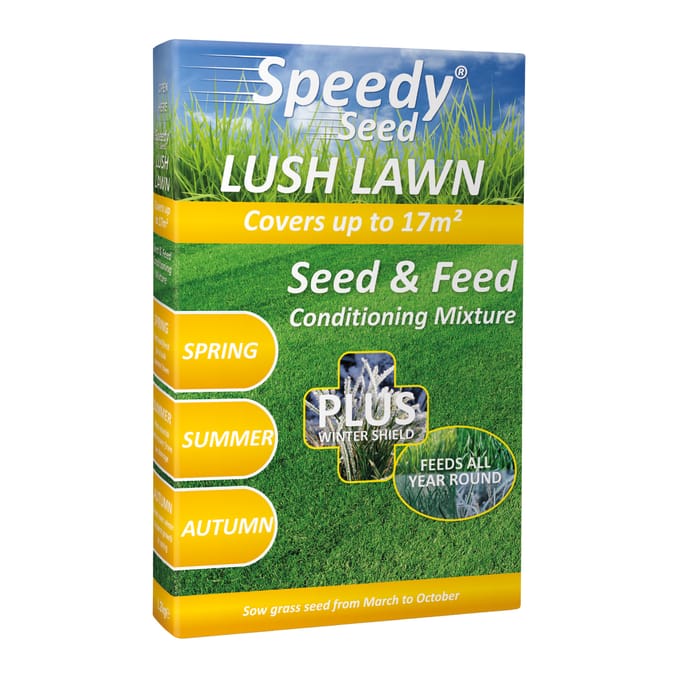 Seed and feed deals lawn