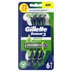 Gillette Sensor3 Sensitive Men's Disposable Razor 6 Pack