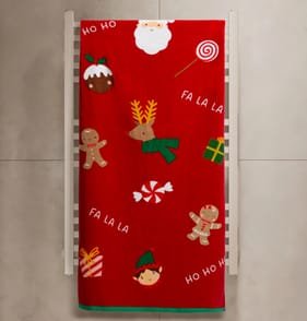 Sleigh Bells Bath Towel