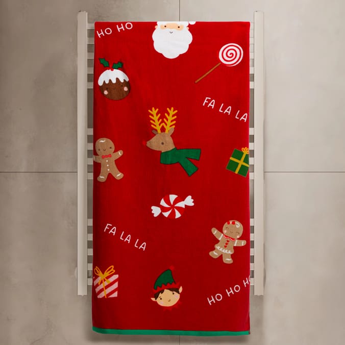 Sleigh Bells Bath Towel
