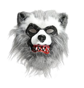Hallow Scream Adult Furry Mask - Raccoon