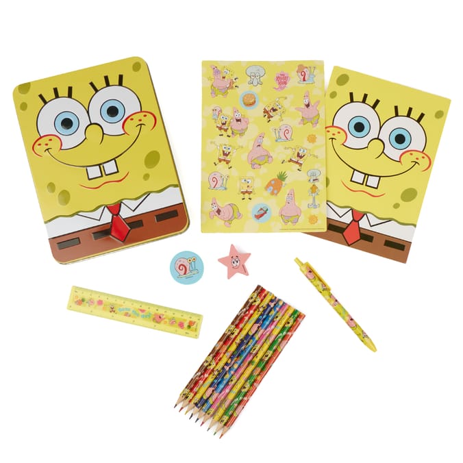 Spongebob Squarepants Stationery Tin Set
