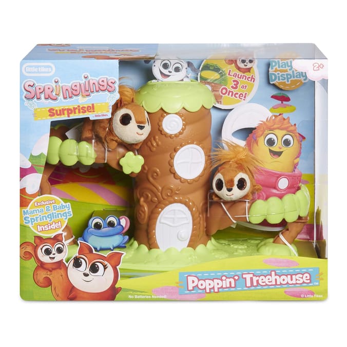 Little Tikes Springlings Surprise Poppin' Treehouse Playset