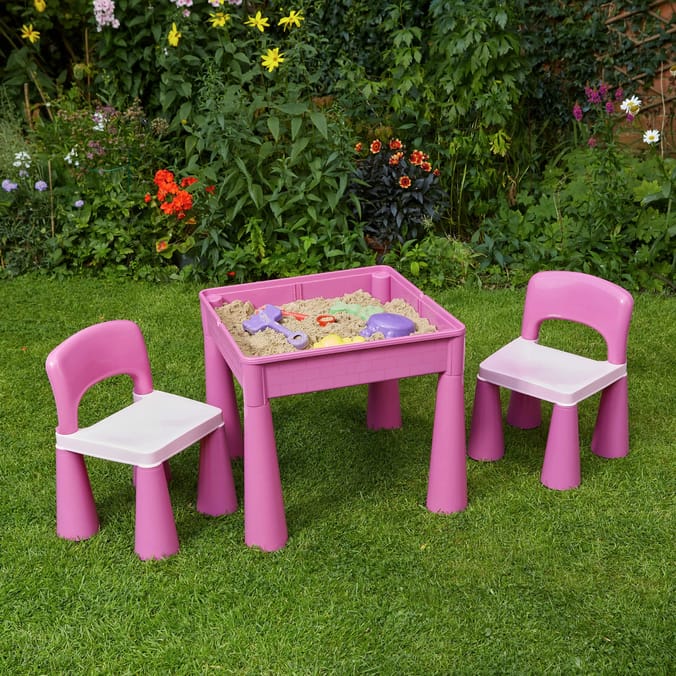 Liberty House Toys Kids 5-in-1 Activity Table and 2 Chairs Set