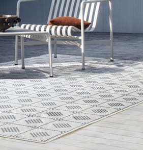 The Outdoor Living Collection Garden Rug - Grey