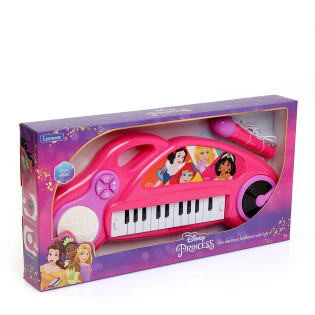 Lexibook Electronic Keyboard with Lights Disney Princess Home Bargains