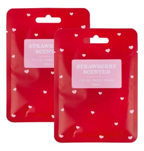 Valentines Sheet Mask - Strawberry x2
