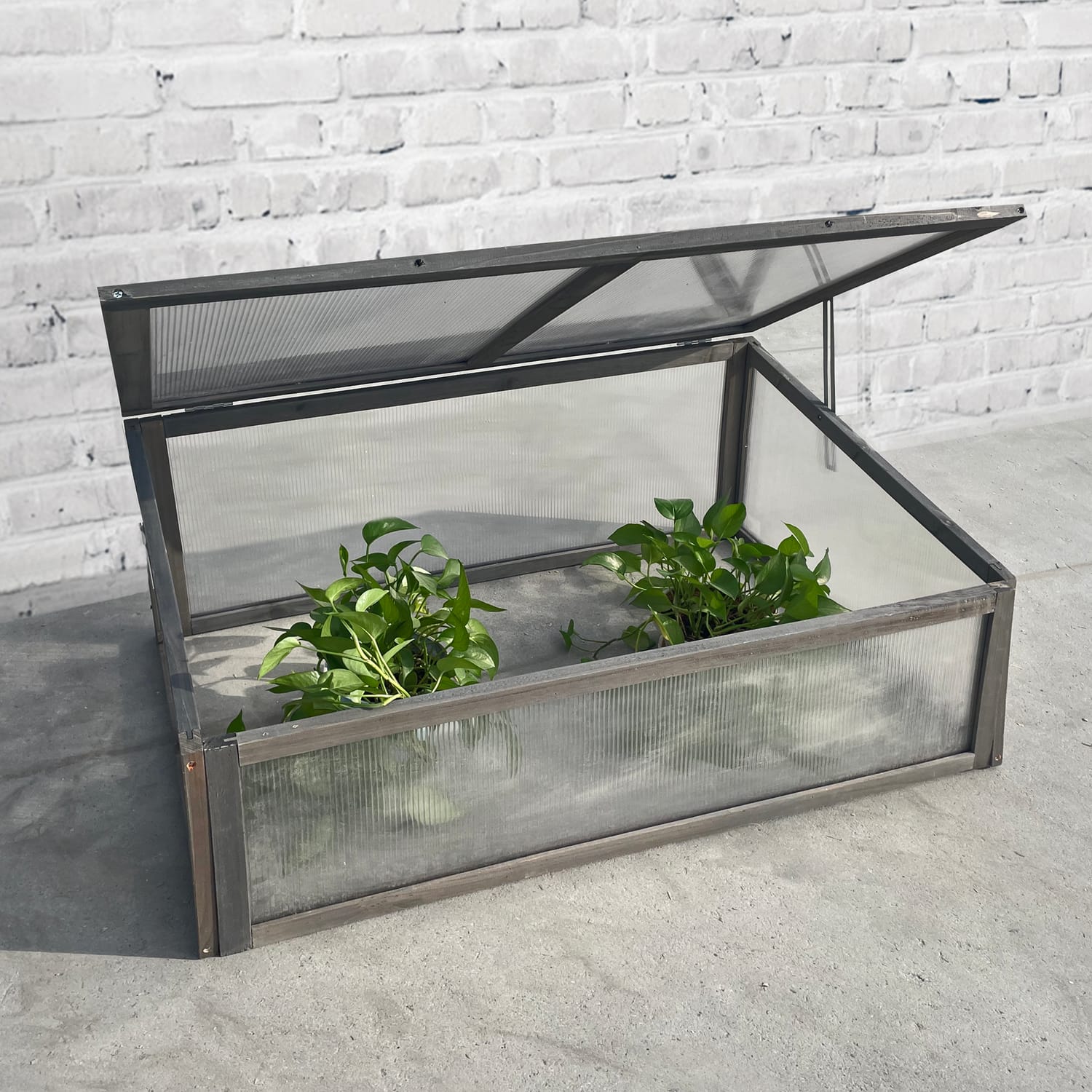 Jardin Wooden Cold Frame Greenhouse | Home Bargains