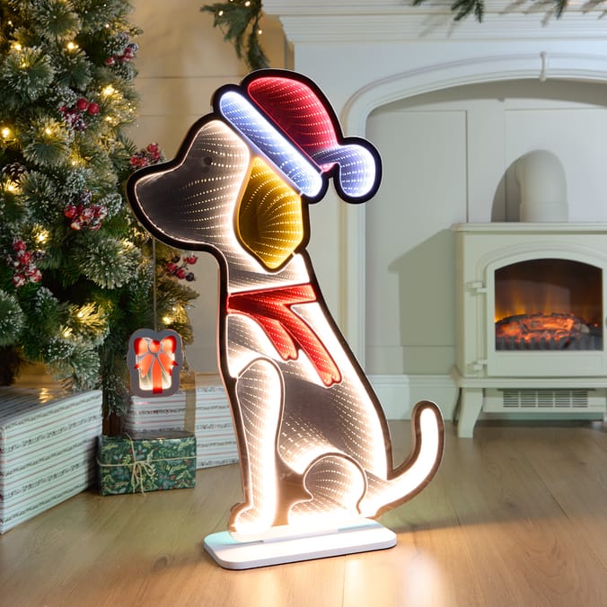 Prestige Mains Operated LED Infinity Light - Dog