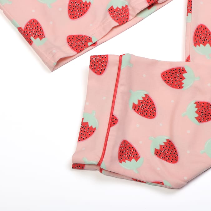 Originals Young Girl Strawberry Button Pyjama Set