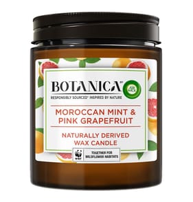 Airwick Botanica Candle 205g - Maroccan Mint & Pink Grapefruit