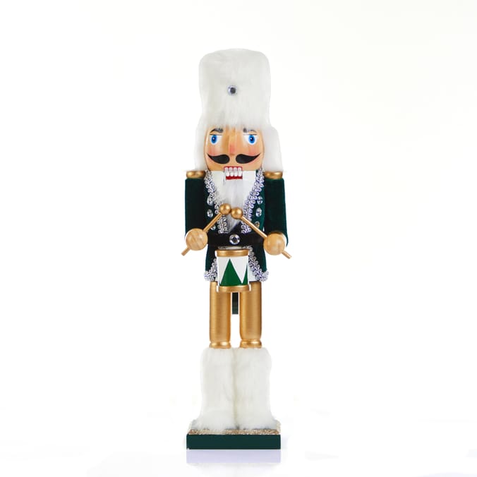 Winter Charm Wooden Nutcracker 38cm