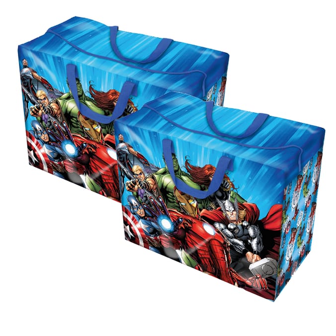 Marvel Avengers Jumbo Storage Bag x2