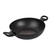 Prestige Nadiya Black Round Aluminium Non-Stick 4 in 1 Wok Pan