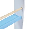 Liberty House Toys Kids Picture Book Wall Bookshelf - White & Blue