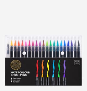Colvin & Co Watercolour Brush Pens 20 Pack
