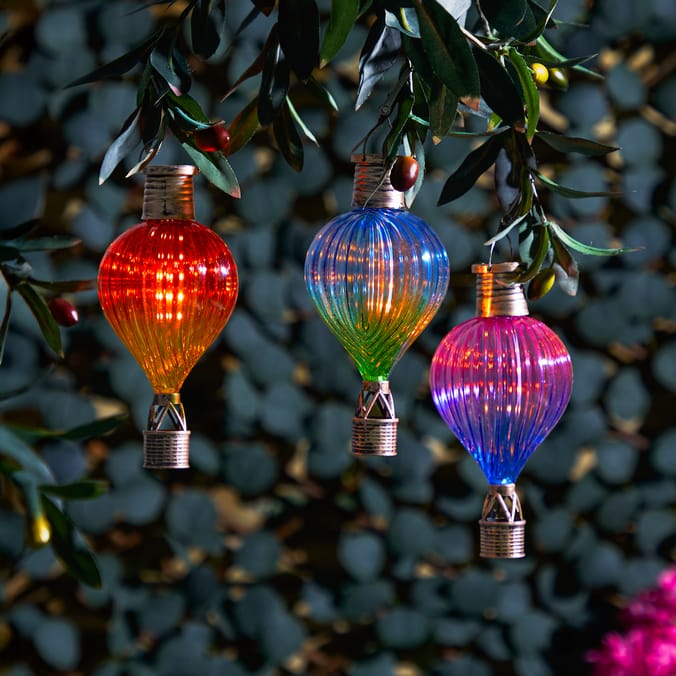 Firefly Solar Light Co Clip-On Hot Air Balloon Light