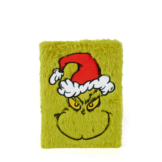 Grinch Fluffy Notebook