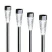 Firefly LED Bollard Solar Lights 4 Pack
