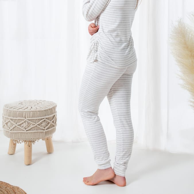 Jeff & Co By Jeff Banks Ladies Ruched Soft Pyjama Set