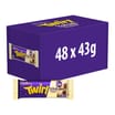 Cadbury Twirl White Dipped Chocolate Bar 43g x48