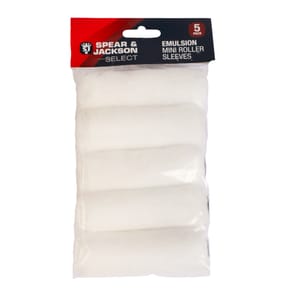 Spear & Jackson Select Emulsion Mini Roller Sleeves 3 Pack