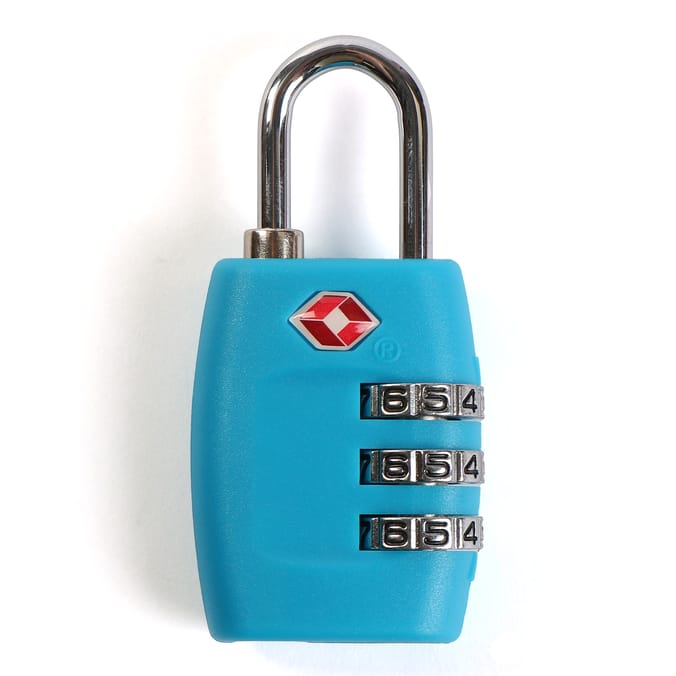 TravelShop TSA Padlock - Blue